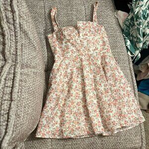 floral spring tank dress